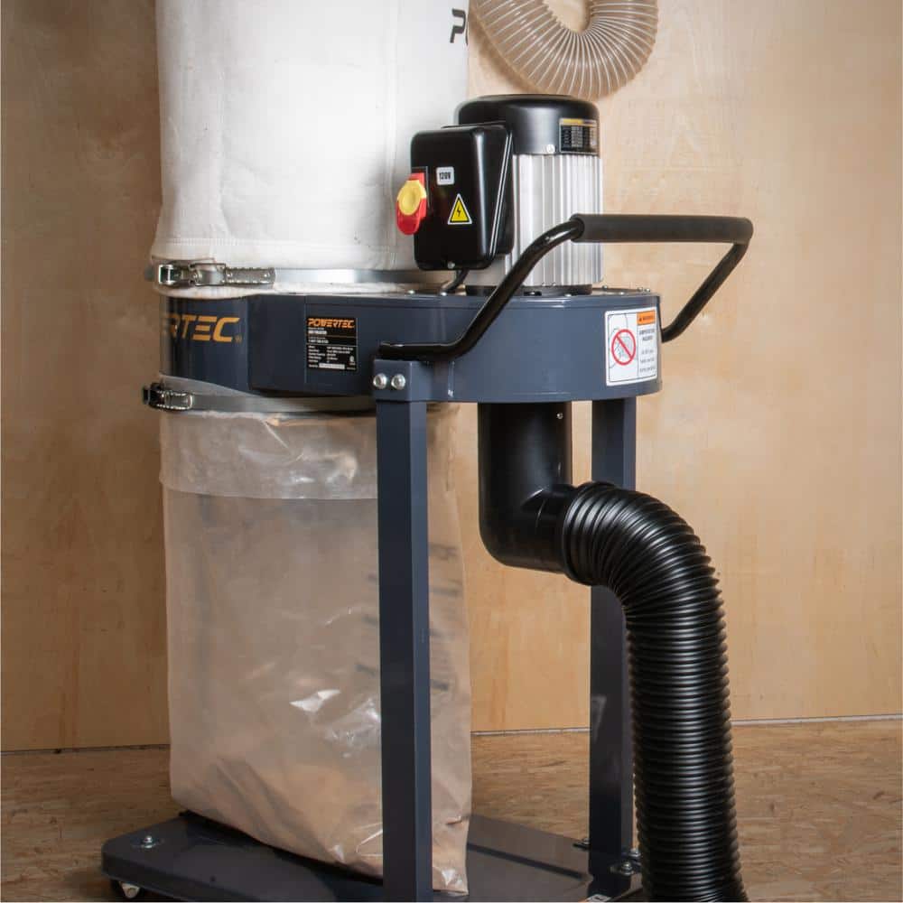POWERTEC 4 in. Dia Dust Collection Flexible Hose Kit for Dust Collection System (2)