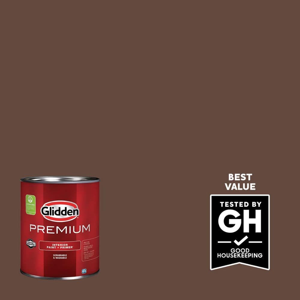 Glidden Premium 1 qt. PPG1073-7 Fudge Eggshell Interior Latex Paint