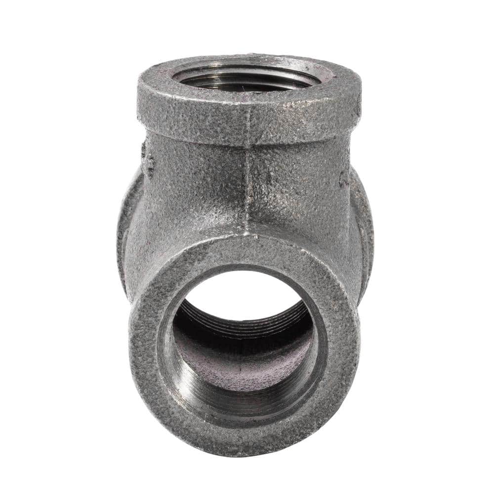 Southland 1 in. x 3/4 in. x 3/4 in. Black Malleable Iron FPT Reducing Tee Fitting (3)