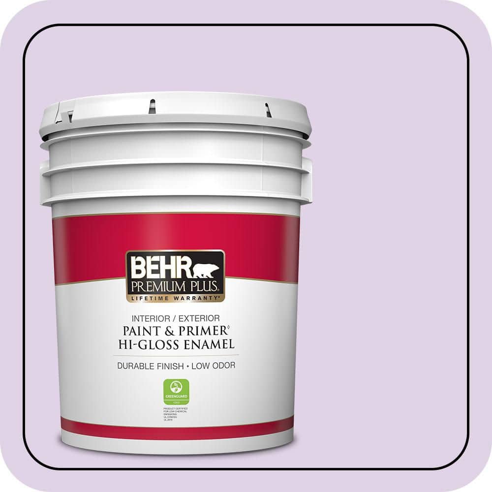 BEHR PREMIUM PLUS 5 gal. #M570-2 Monologue Hi-Gloss Enamel Interior/Exterior Paint & Primer (1)