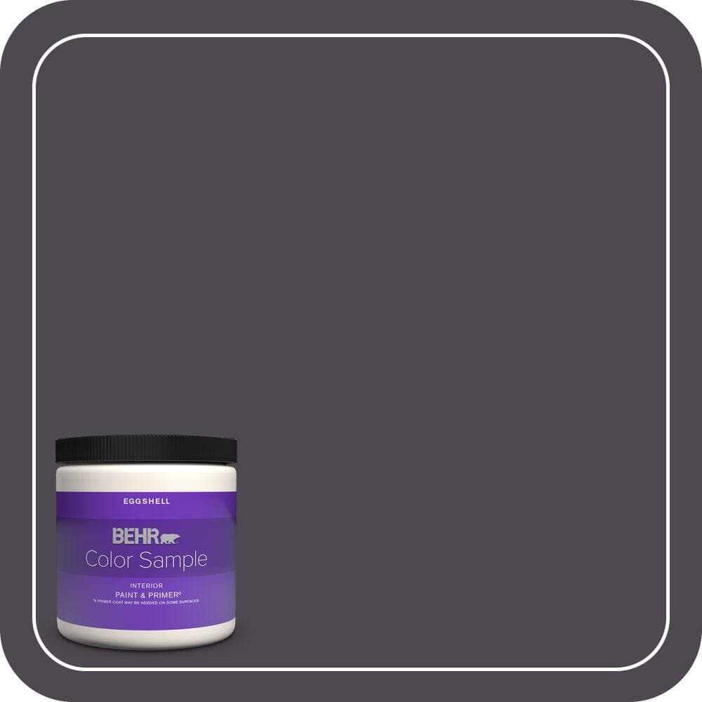 BEHR PREMIUM PLUS 8 oz. #MQ5-01 Extravagance Eggshell Enamel Interior Paint & Primer Color Sample
