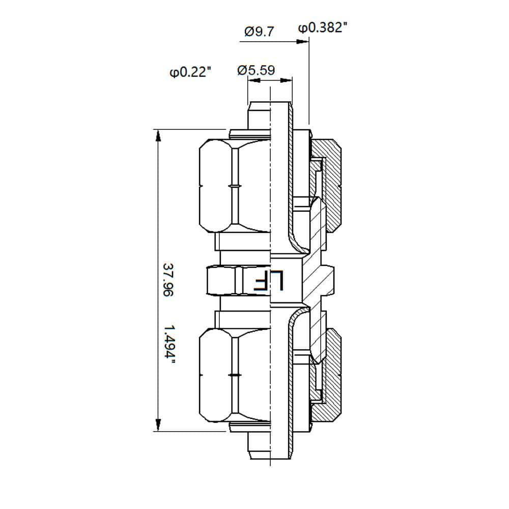 Everbilt 3/8 in. Compression Brass Coupling Fitting (5-Pack) (2)