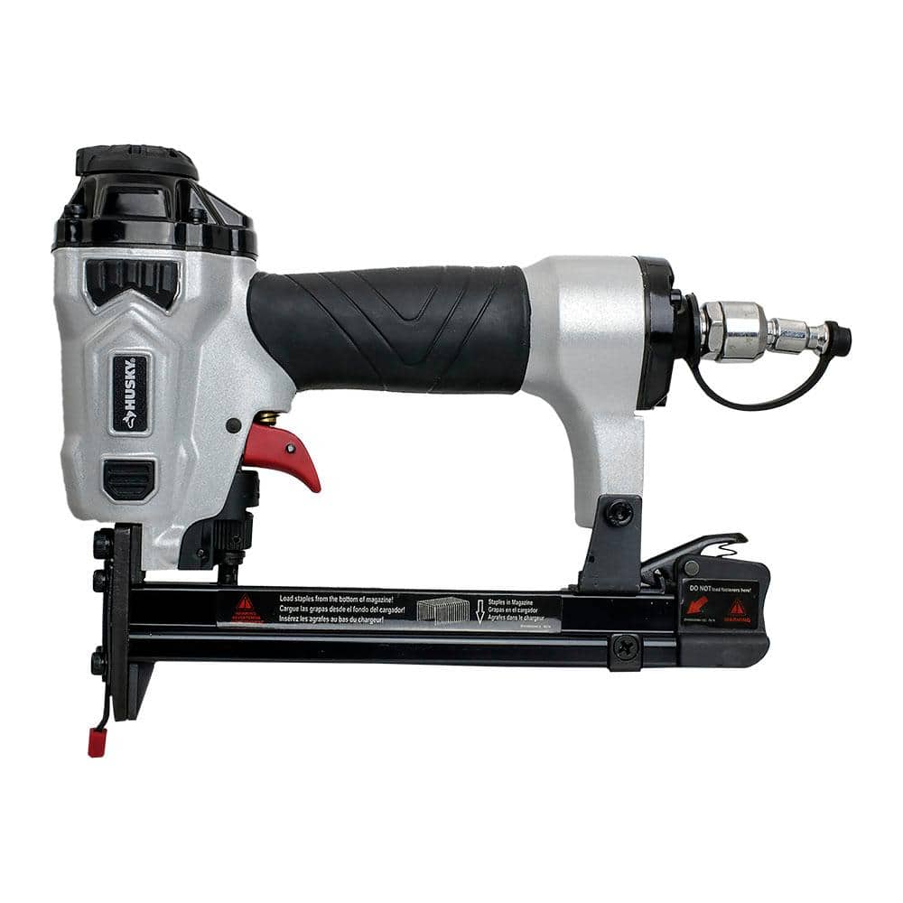 Husky 20-Gauge 9/16 in. Fine Wire Stapler - Compatible with Arrow T50 Staples (2)
