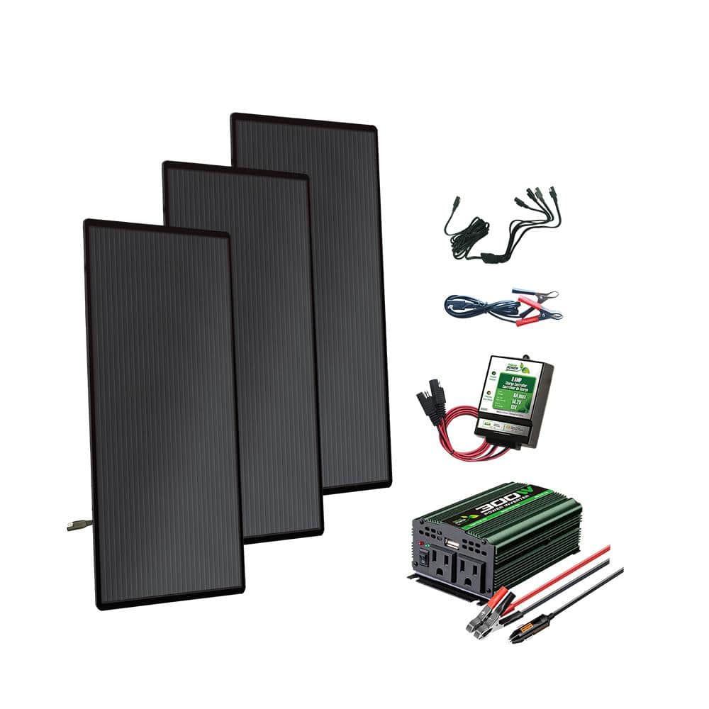 NATURE POWER 66-Watt Amorphous Solar Panel Kit (1)