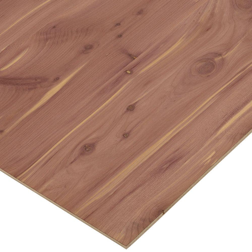 Columbia Forest Products 1/4 in. x 4 ft. x 4 ft. PureBond Aromatic Cedar Plywood Project Panel (Free Custom Cut Available) (1)