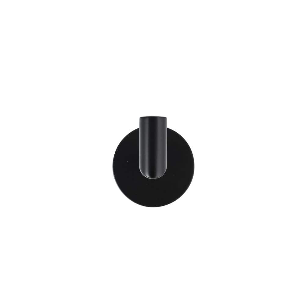 Paradise Bathworks Arcadia J-Hook/Robe Hook 2 in. Matte Black (2)