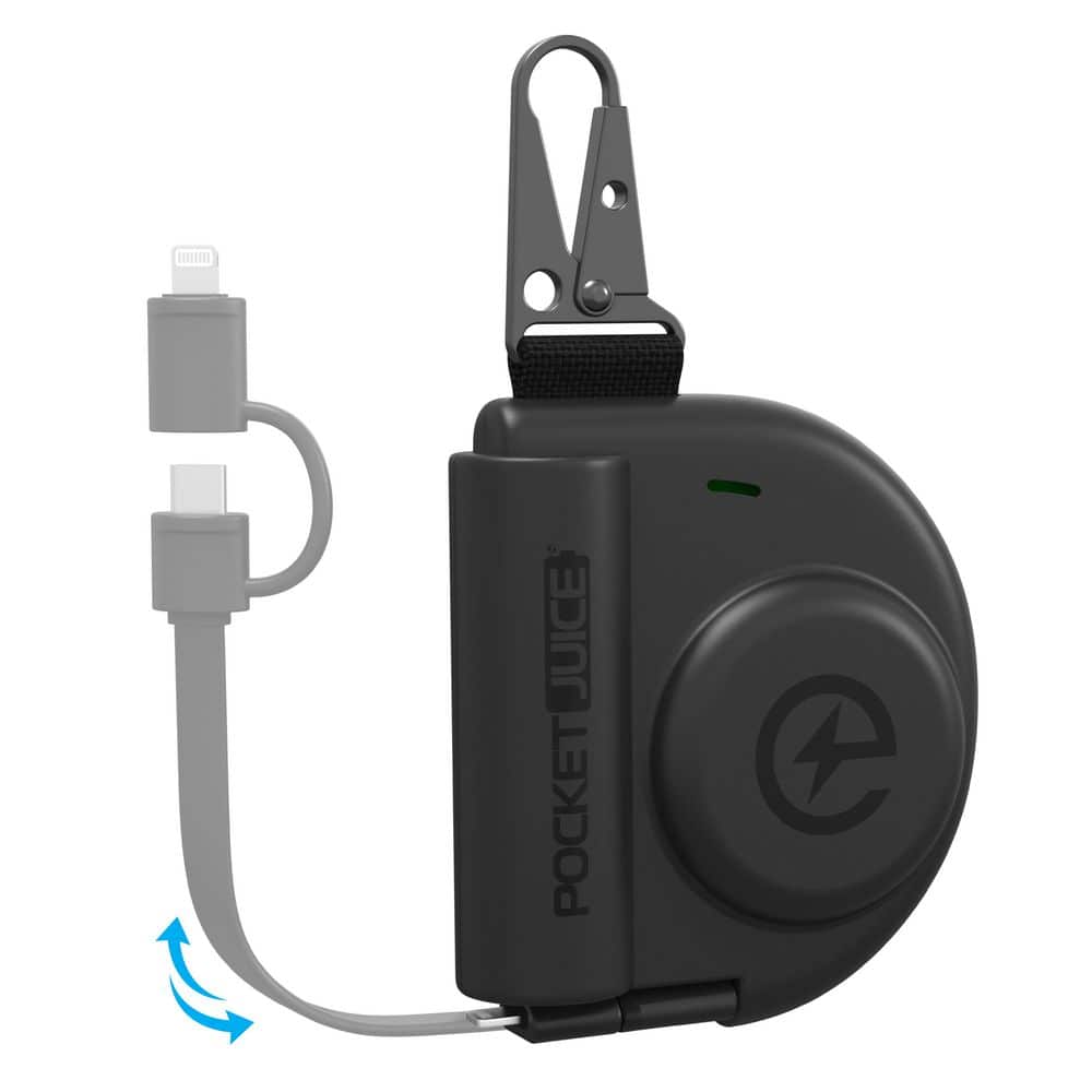 Tzumi Pocket Juice 5000MAH Retractable Power Bank