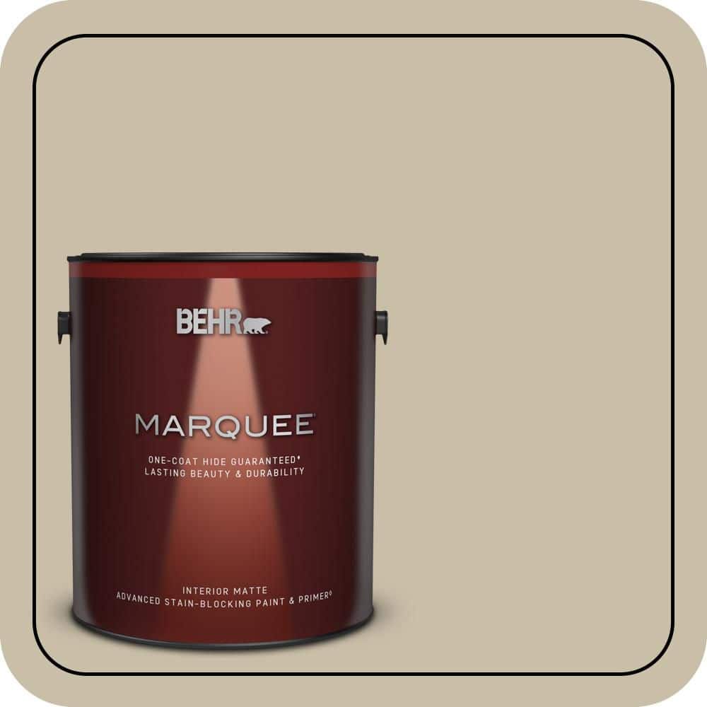 BEHR MARQUEE 1 gal. #PWL-91 Pale Bamboo Matte Interior Paint & Primer