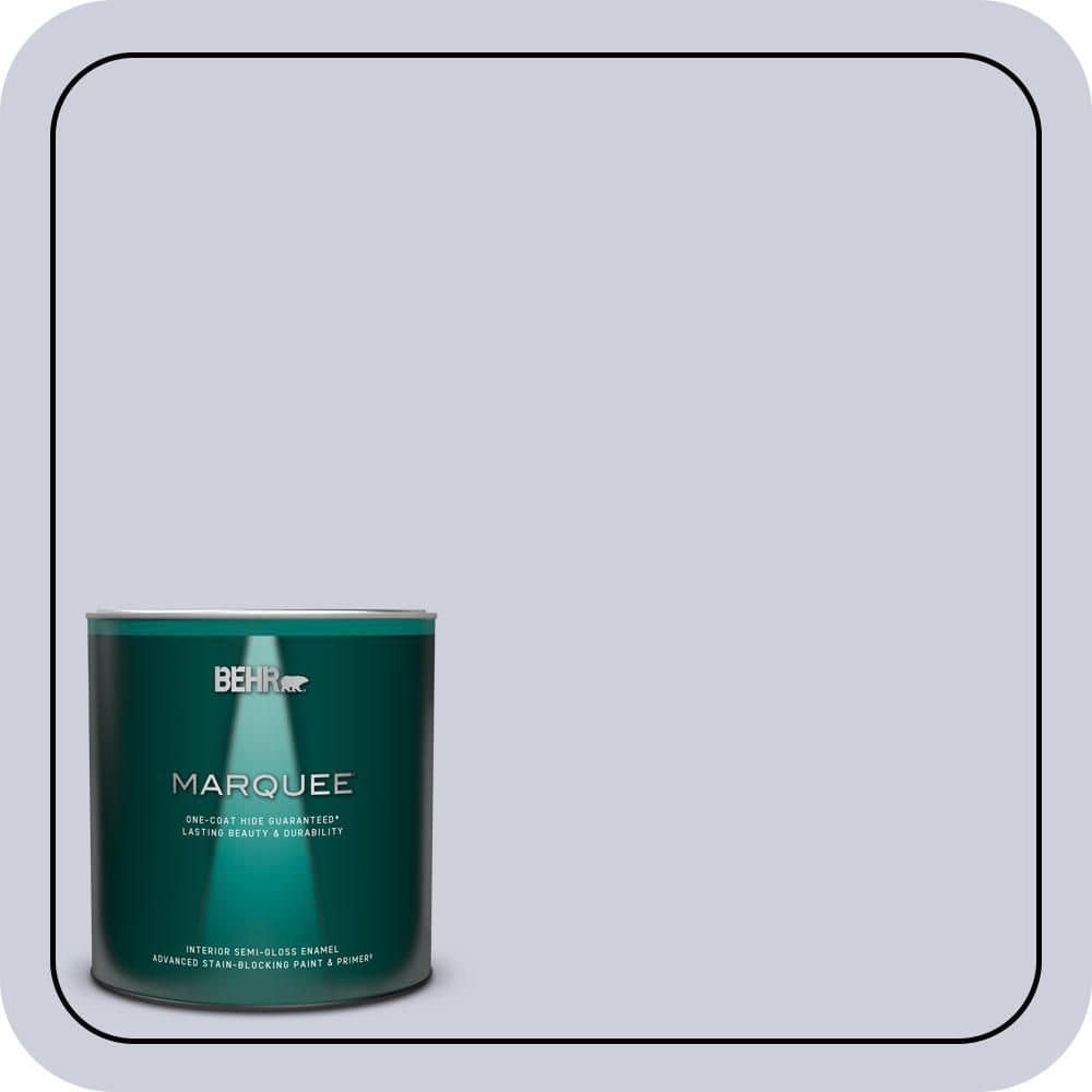 BEHR MARQUEE 1 qt. #640E-3 Simplicity Semi-Gloss Enamel Interior Paint & Primer