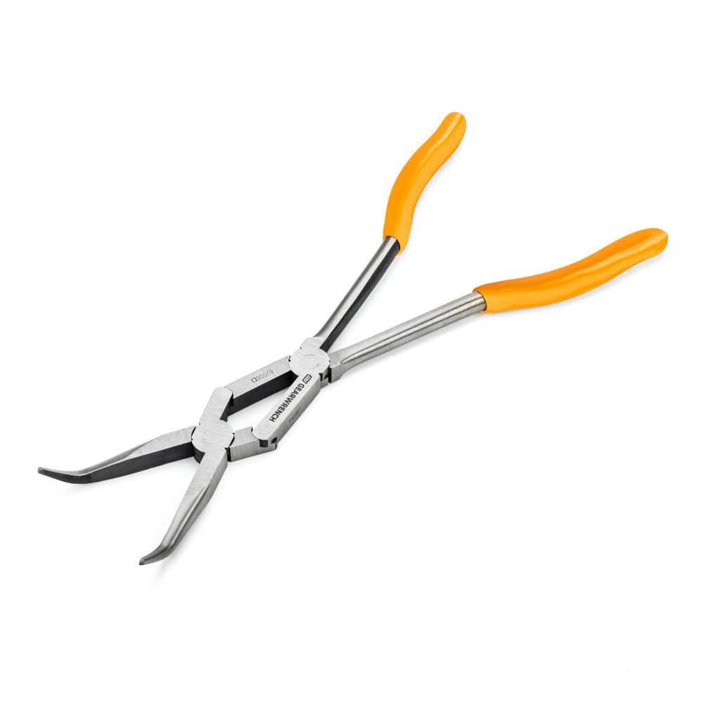 GEARWRENCH Double-X Long Reach Long Nose Straight and 45° Dipped Grip Plier Set (2-Piece) (3)