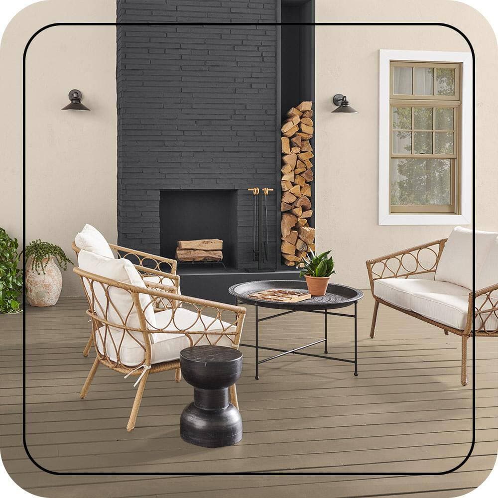 BEHR DECKplus #710D-4 Color Waterproofing Exterior Wood Stain (4)