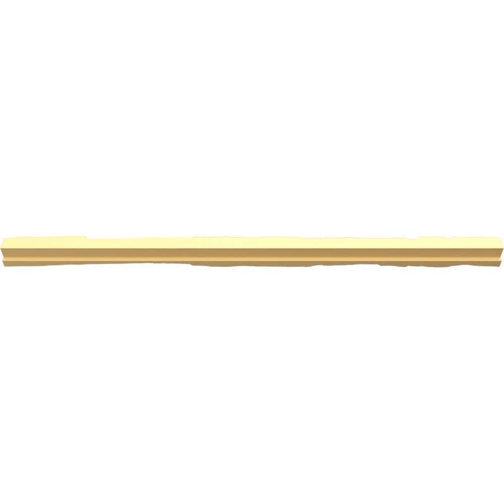 Ekena Millwork Universal Trim Sill for EverStone Faux Siding Panels, 48"W x 2"D x 2"H, Urban Color (2)