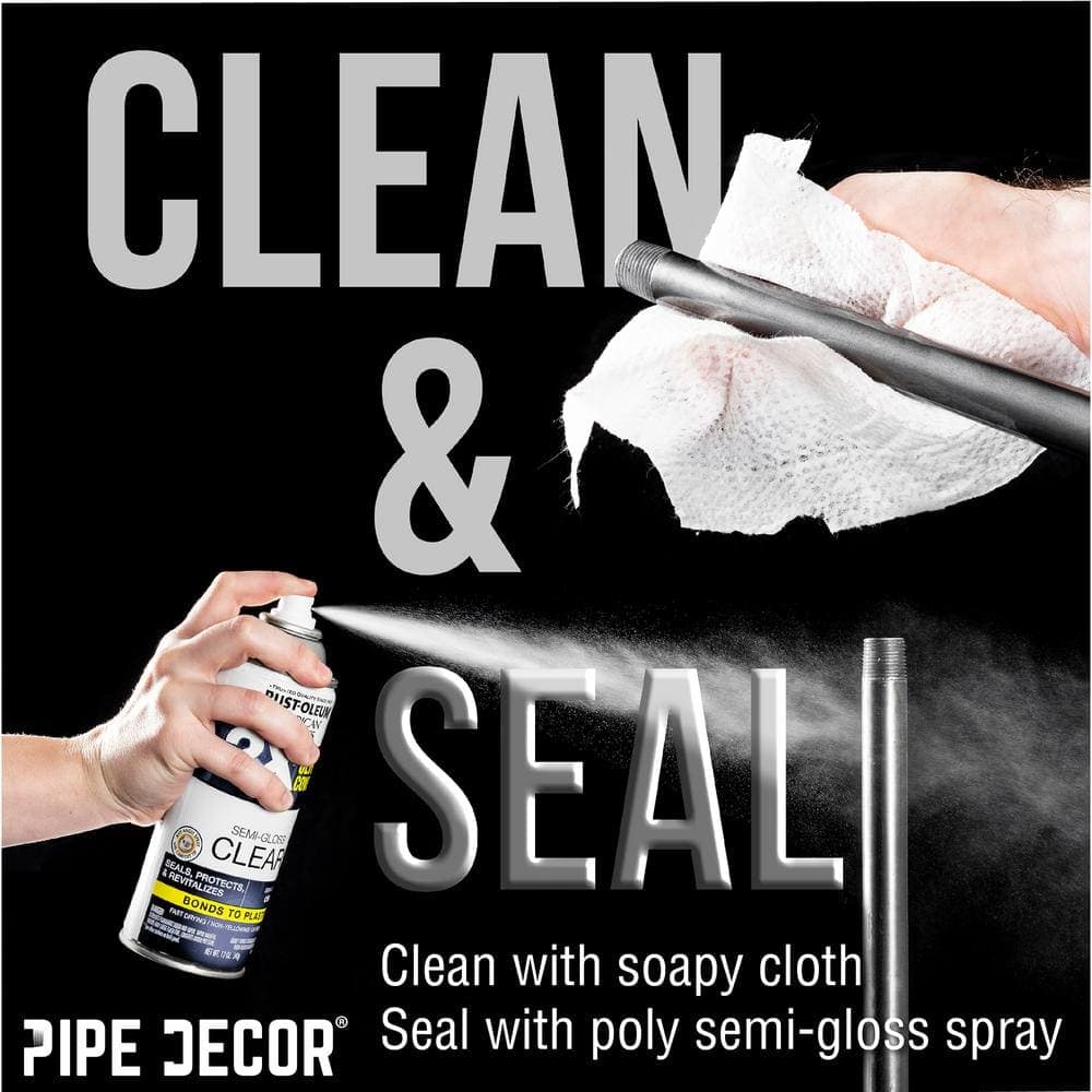 PIPE DECOR 1/2 in. Black Malleable Iron Flange and Black Spigot Wall Hook (2-Pack) (3)