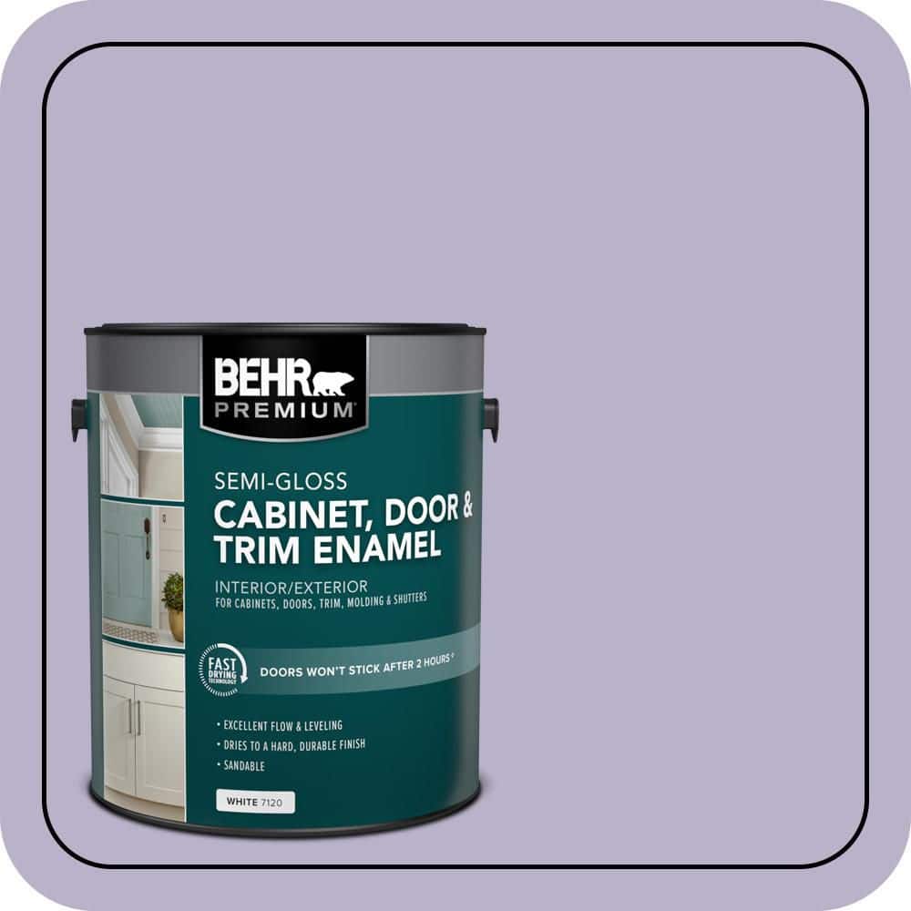 BEHR PREMIUM 1 gal. #S570-3 Bohemianism Semi-Gloss Enamel Interior/Exterior Cabinet, Door & Trim Paint