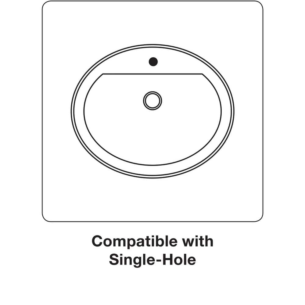 KOHLER Tahoe 21 in. 19 in. Drop-In Bathroom Sink Cast Iron (3)