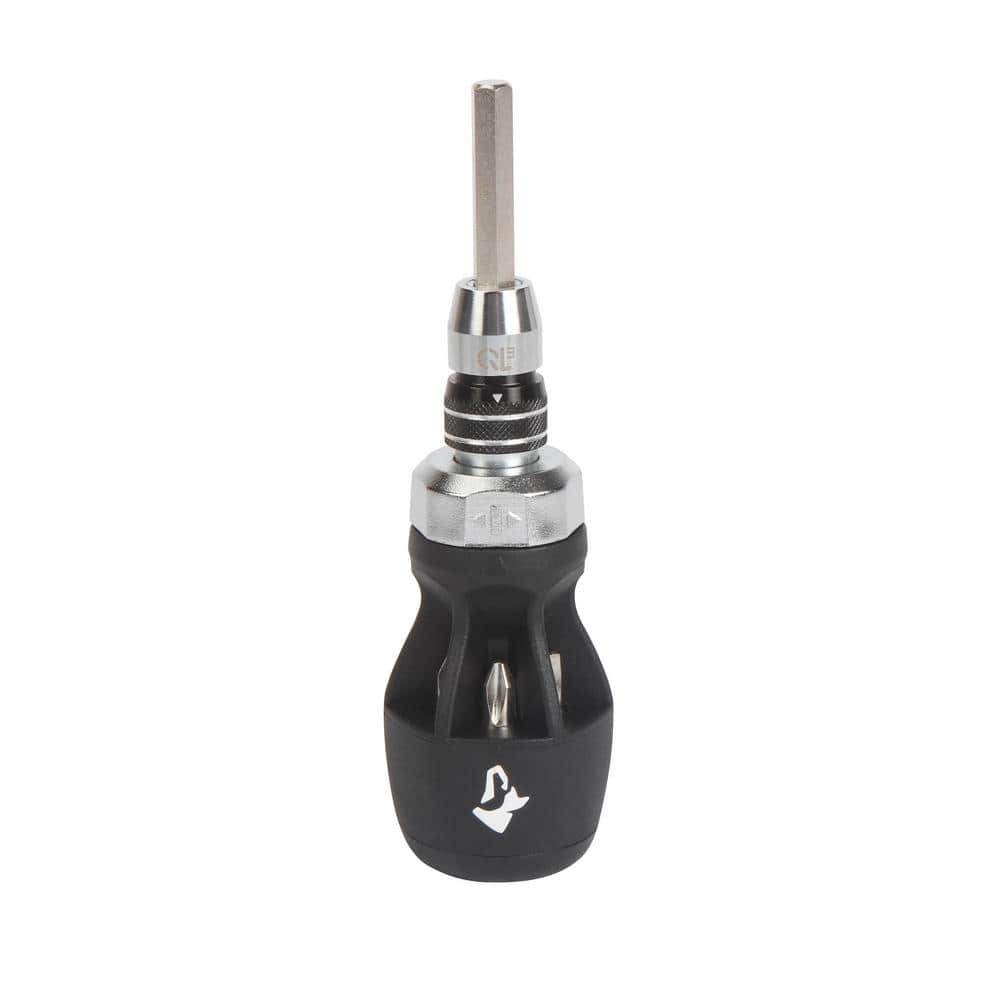 Husky 12-in-1 Quick Load Ratcheting Stubby Screwdriver Set (4)