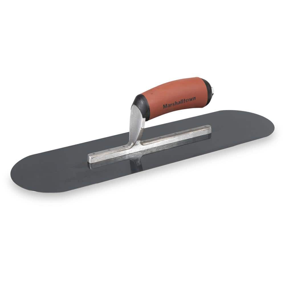 MARSHALLTOWN 16 in. x 4-1/2 in. Blue Steel Pool Trowel- Durasoft Handle (1)