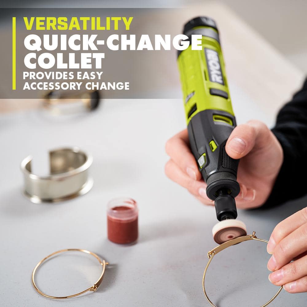 RYOBI USB Lithium Rotary Tool Kit with USB Lithium 2.0 Ah Lithium Rechargeable Battery (4)
