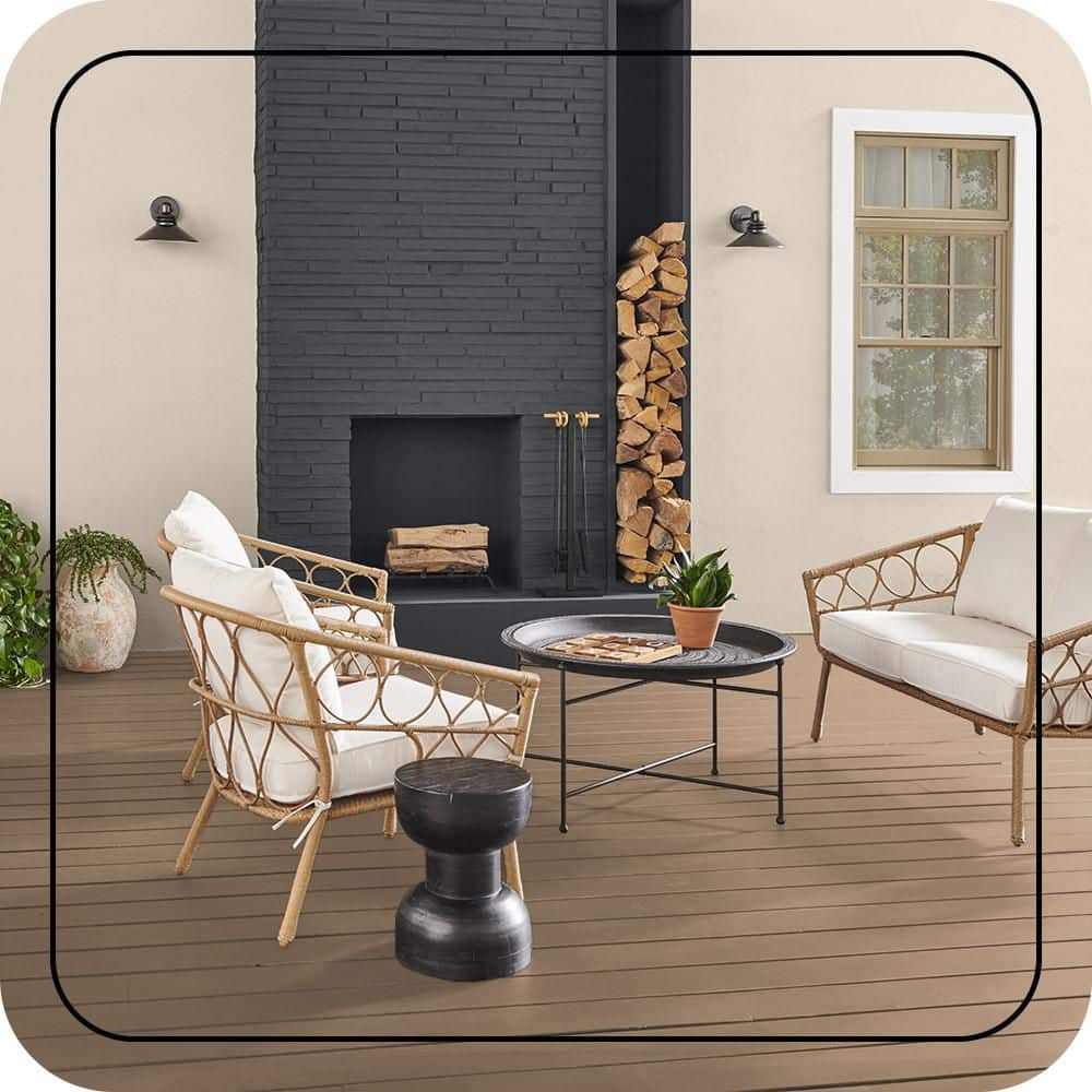 BEHR PREMIUM #280F-4 Color Waterproofing Exterior Wood Stain and Sealer (4)
