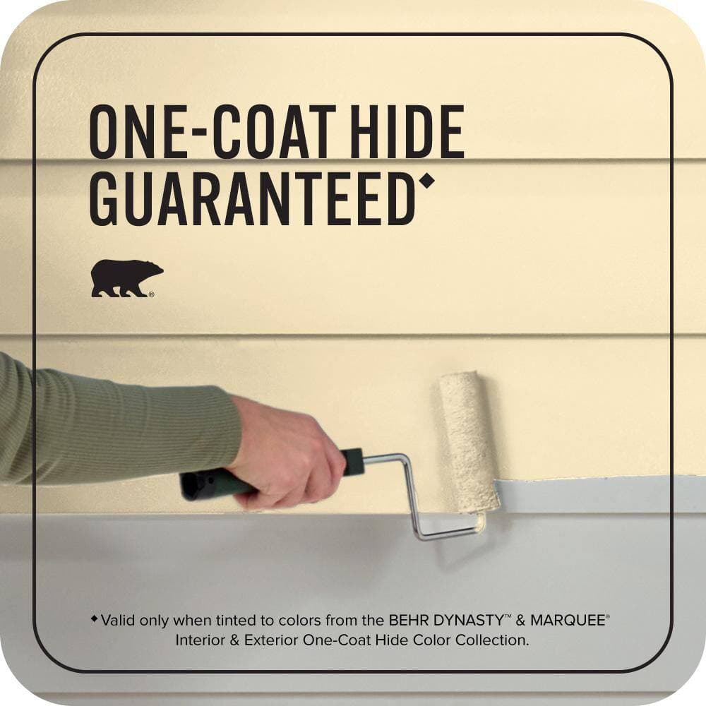BEHR MARQUEE 1 gal. #P260-2 Yogurt Flat Exterior Paint & Primer (3)