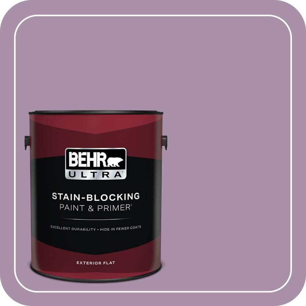 BEHR ULTRA 1 gal. #670D-5 Garden Flower Flat Exterior Paint & Primer
