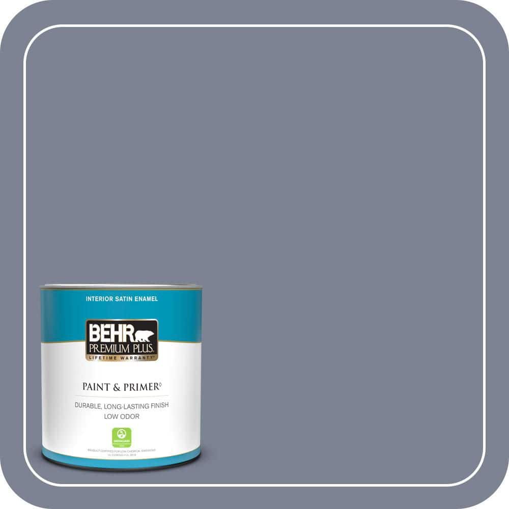 BEHR PREMIUM PLUS #610F-6 Deep Smoke Signal Enamel Interior/Exterior Paint & Primer Color Sample (1)