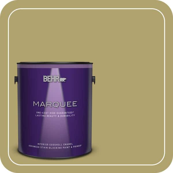 BEHR PREMIUM PLUS Home Decorators Collection #HDC-WR15-10 Green Bean Casserole Enamel Int./Ext. Paint & Primer Color Sample (2)