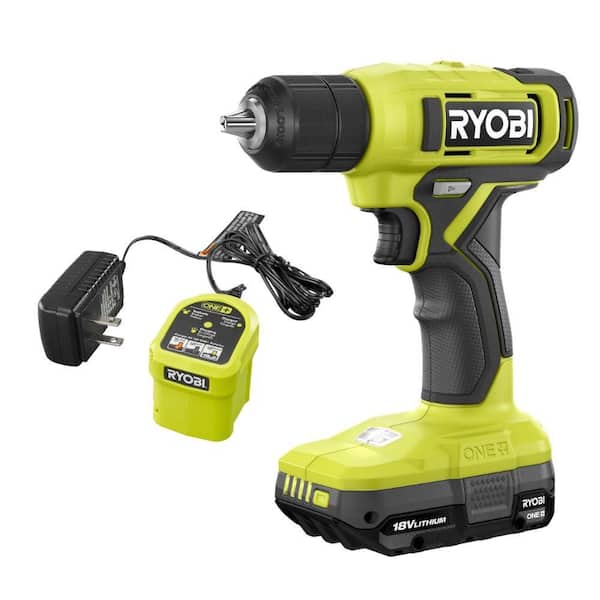 RYOBI ONE+ 18V Cordless 3/8 in. Drill/Driver Kit with Battery and Charger (2)