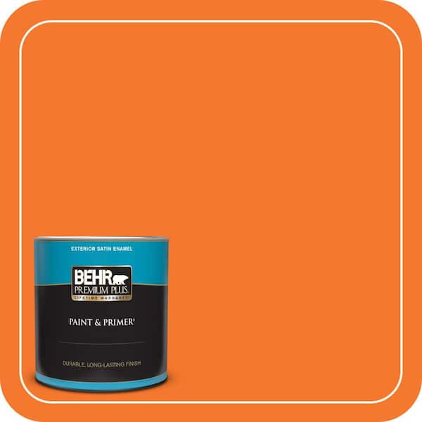 BEHR PREMIUM PLUS #230B-7 Kumquat Enamel & Primer Color Sample (2)