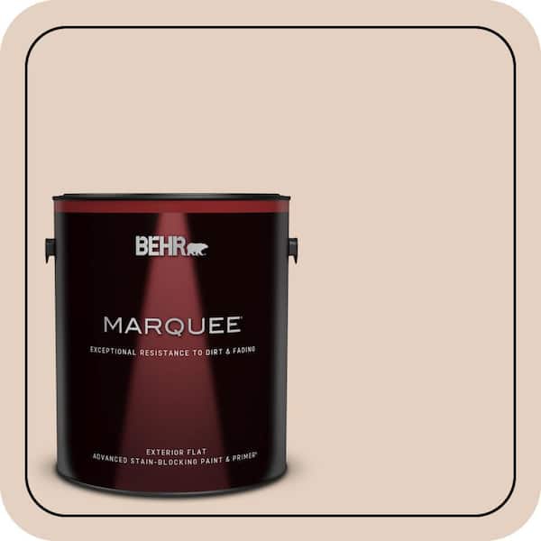 BEHR MARQUEE 1 gal. #S220-1 Autumn Blush Flat Exterior Paint & Primer (2)