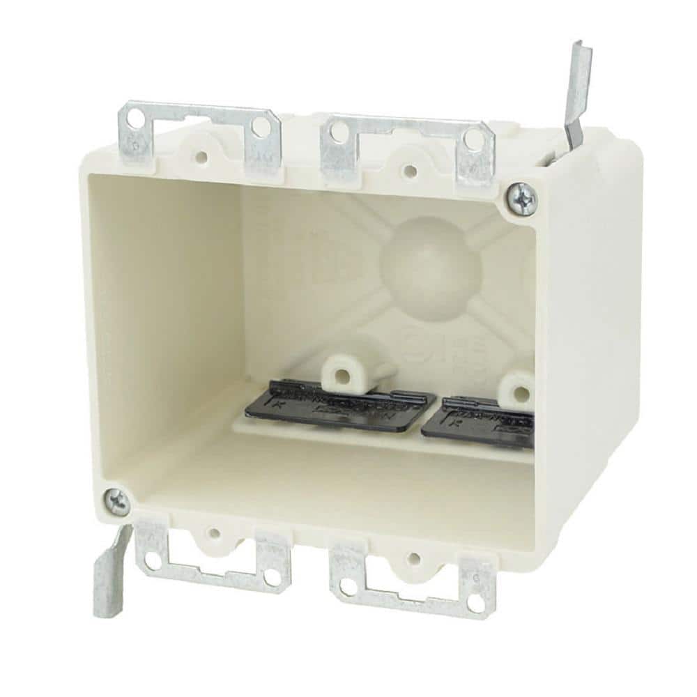 Allied Moulded Products 2-Gang 32-1/2 cu. in. Old Work Switch or Receptacle Box