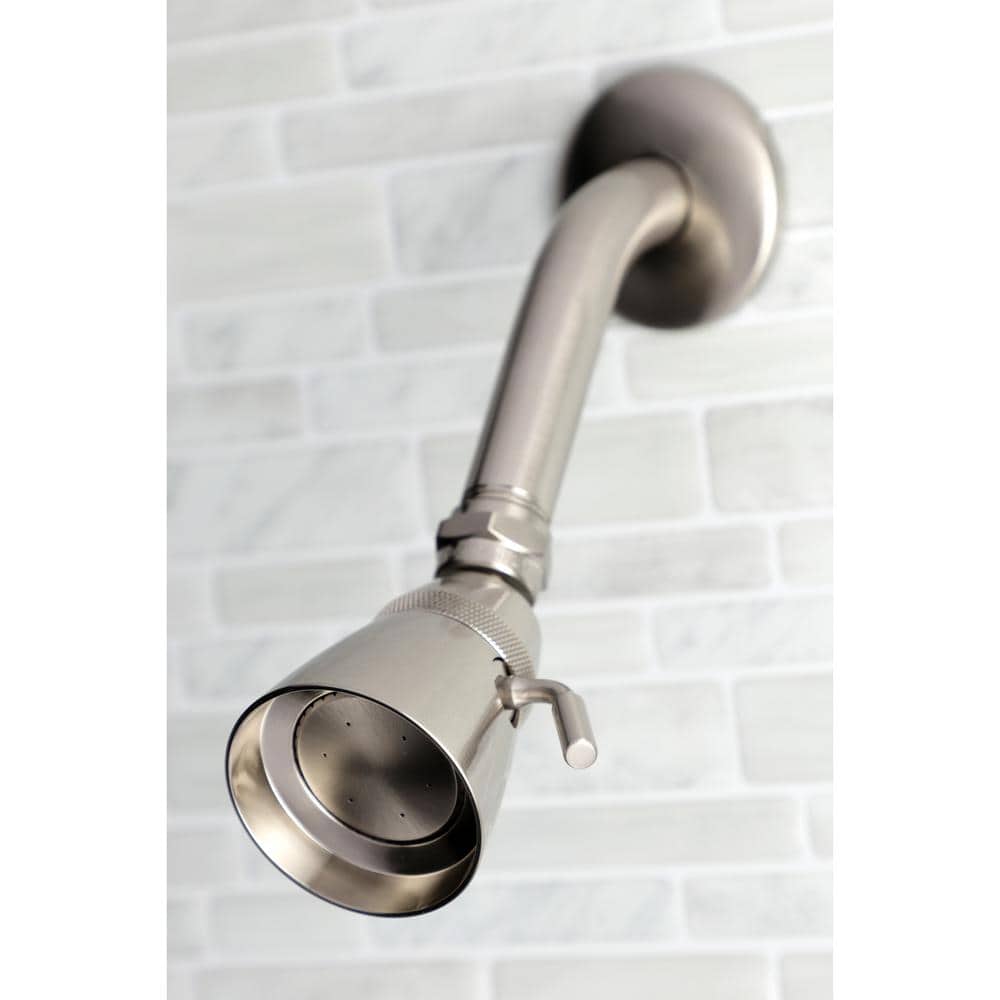 Kingston Brass Restoration Single Handle 1-Spray Tub and Shower Faucet 2 GPM with Pressure Balance in. Brushed Nickel (2)