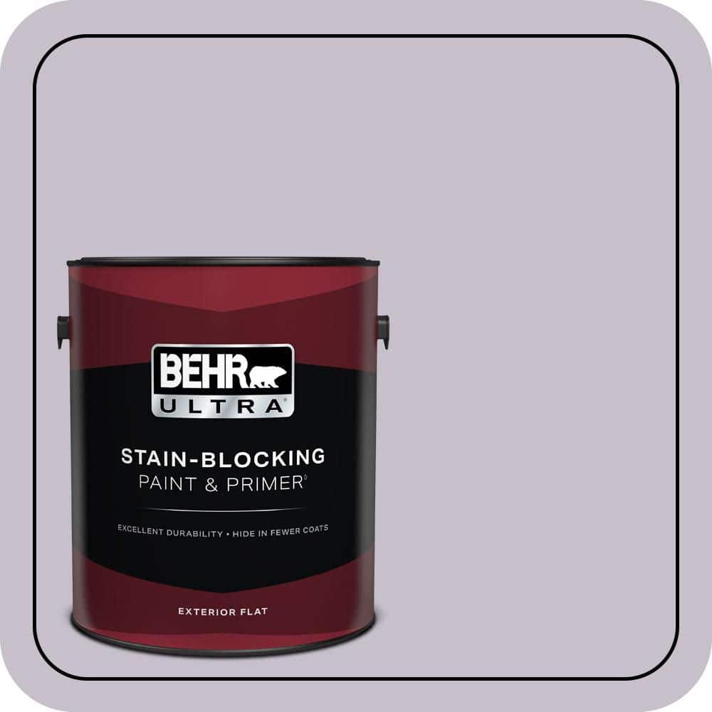 BEHR ULTRA 1 gal. #660E-3 Foxgloves Flat Exterior Paint & Primer