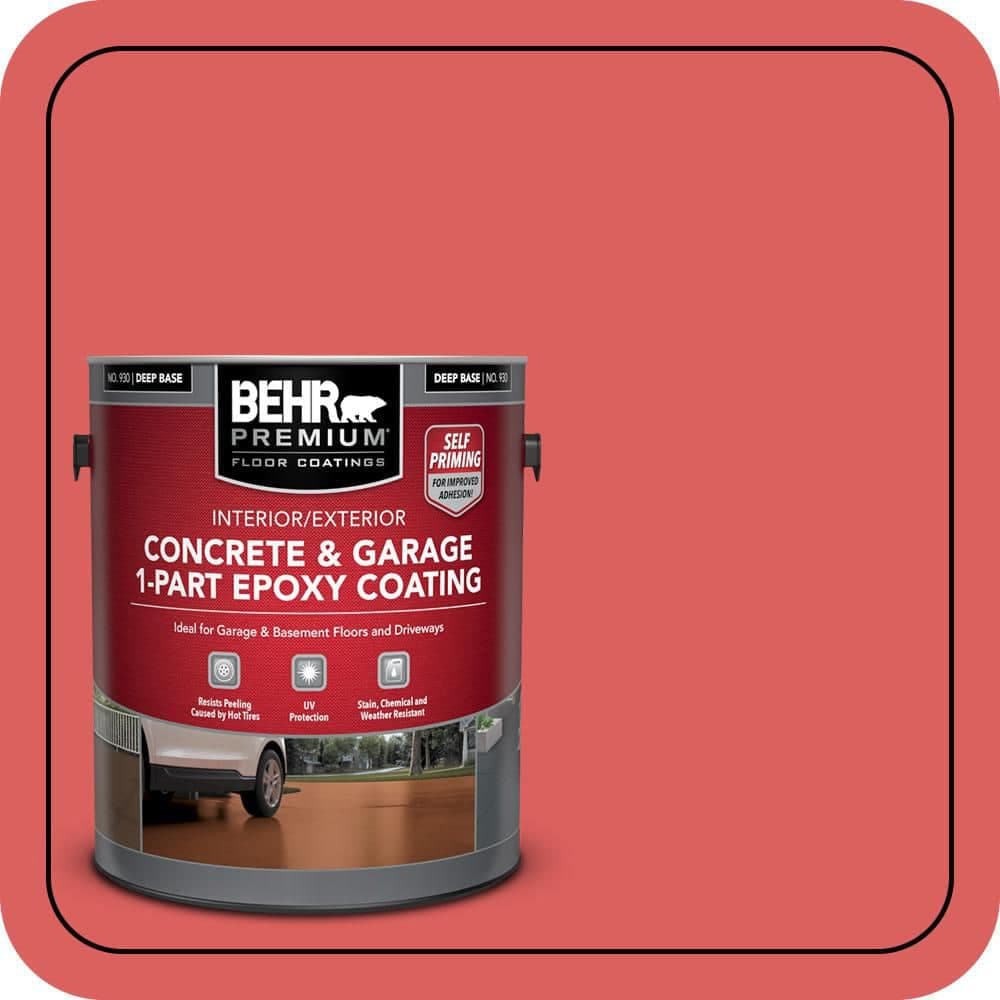 BEHR PREMIUM #P170-5 Self-Priming 1-Part Epoxy Satin Interior/Exterior Concrete and Garage Floor Paint (1)