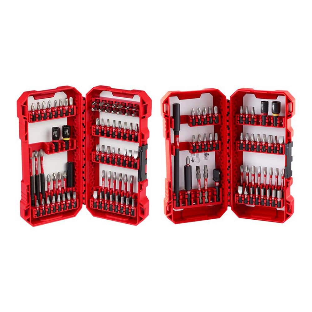 Milwaukee SHOCKWAVE Impact Duty Alloy Steel Screw Driver Bit Set (115-Piece)