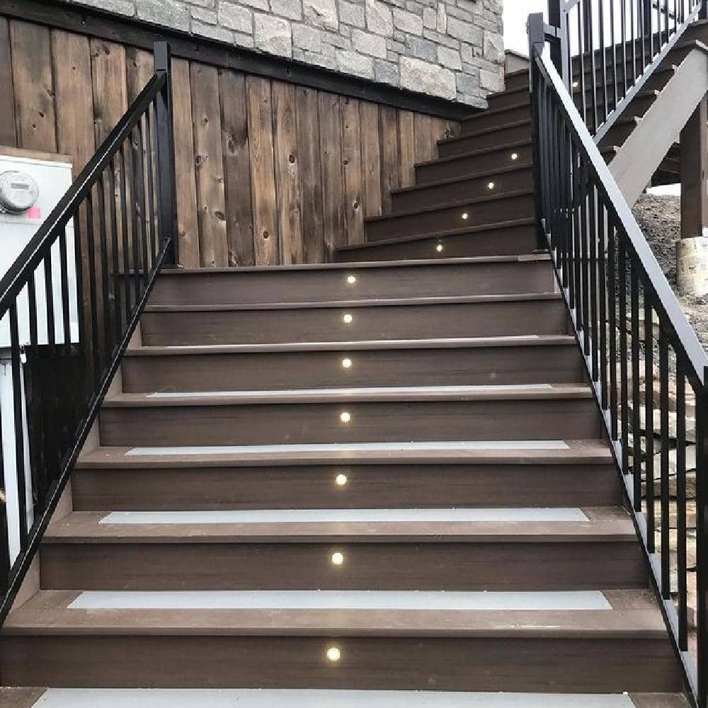 Vista 36 in. H x 2.5 in. W Black Aluminum Top Stair Post for Stair Railing Kit (2)