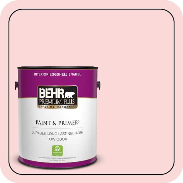 BEHR PREMIUM PLUS #140A-2 Coy Pink Enamel Low Odor & Primer (2)