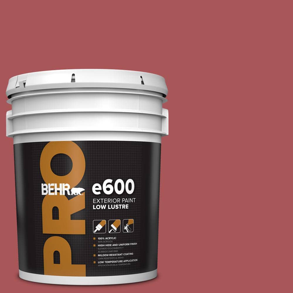 BEHR PRO 5 gal. #M150-6 Lingonberry Punch Low Luster Exterior Paint