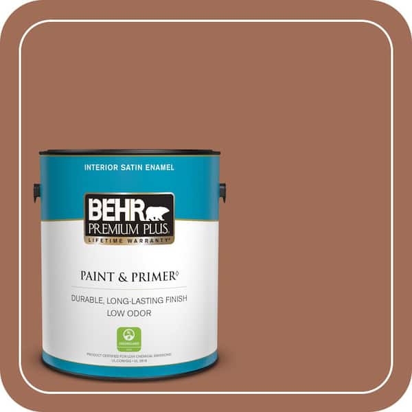 BEHR PREMIUM PLUS #230F-6 Earth Tone Flat Low Odor & Primer (2)