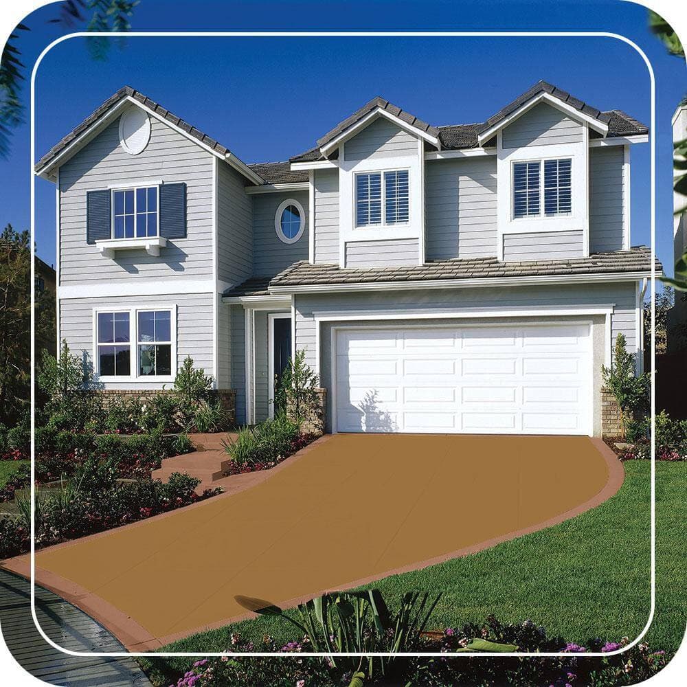BEHR PREMIUM 1 gal. #M280-7 24 Karat Self-Priming 1-Part Epoxy Satin Interior/Exterior Concrete and Garage Floor Paint (3)