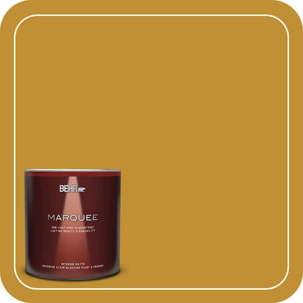 BEHR PREMIUM PLUS #M290-7 Turmeric Enamel Low Odor & Primer (3)