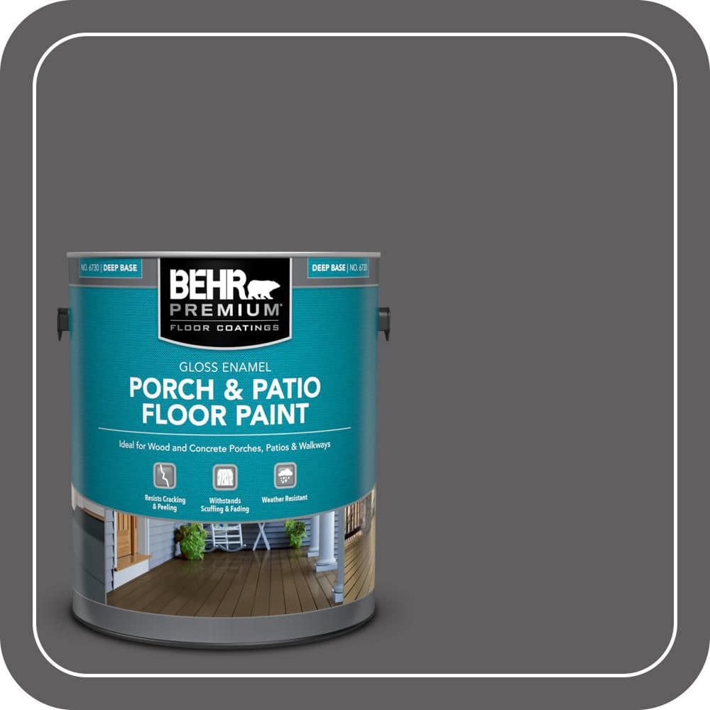 BEHR PREMIUM 1 gal. #T17-10 Shades On Gloss Enamel Interior/Exterior Porch and Patio Floor Paint