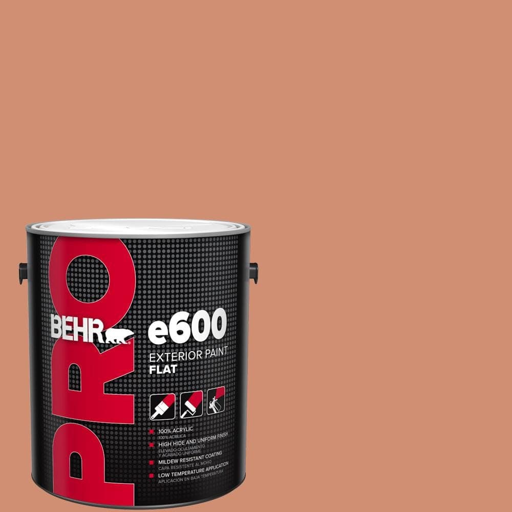 BEHR PRO 1 gal. #M200-5 Terra Cotta Clay Flat Exterior Paint