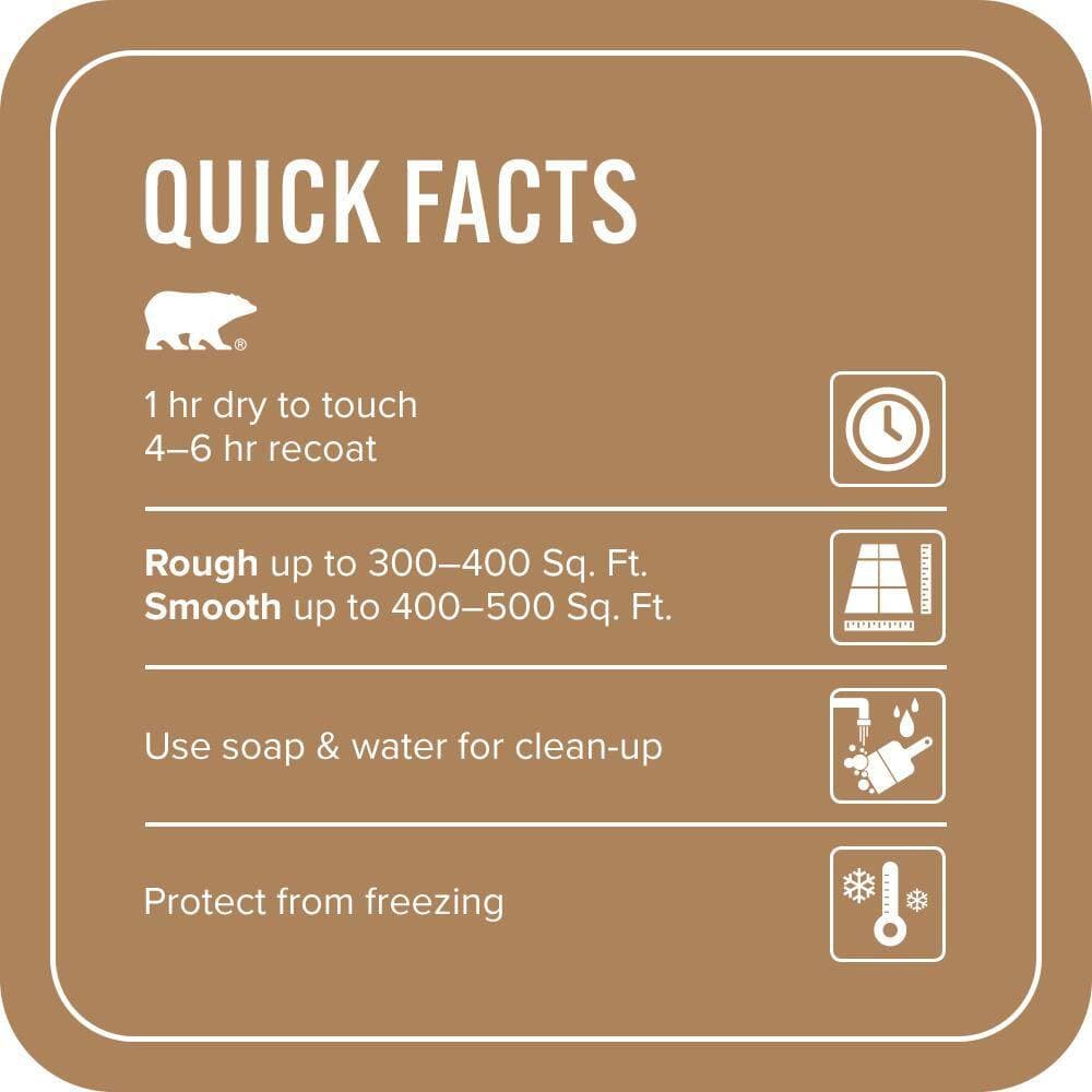 BEHR PREMIUM 1 gal. #S260-6 Circus Peanut Self-Priming 1-Part Epoxy Satin Interior/Exterior Concrete and Garage Floor Paint (4)