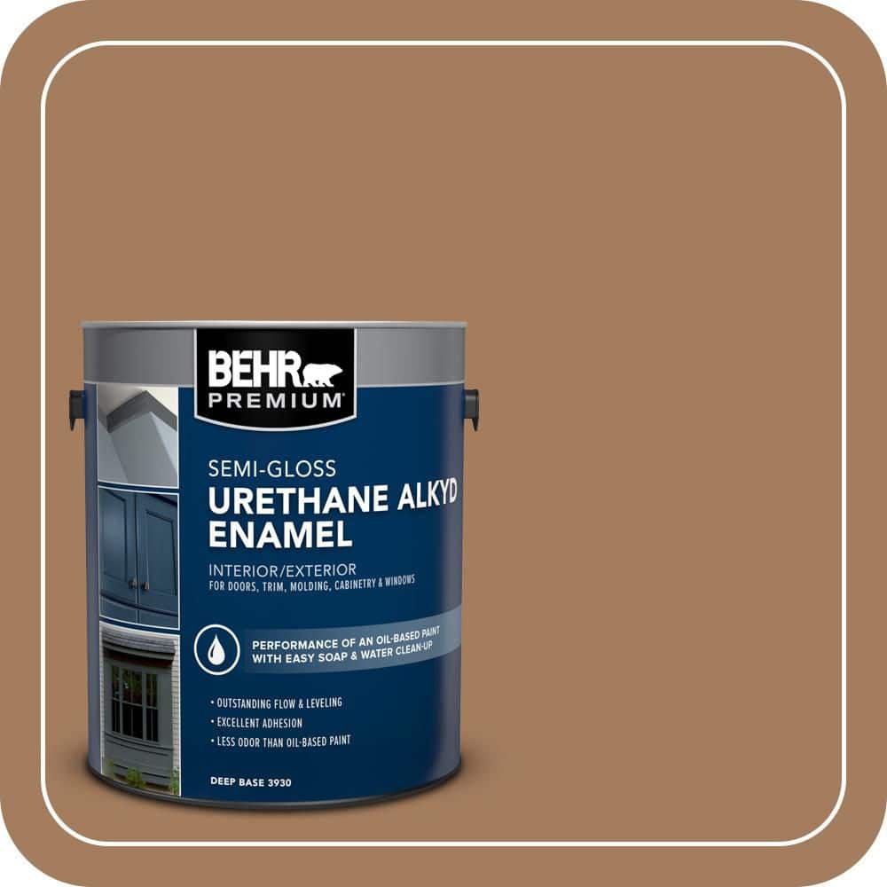 BEHR PREMIUM 1 gal. #N250-5 Ancient Pottery Urethane Alkyd Semi-Gloss Enamel Interior/Exterior Paint