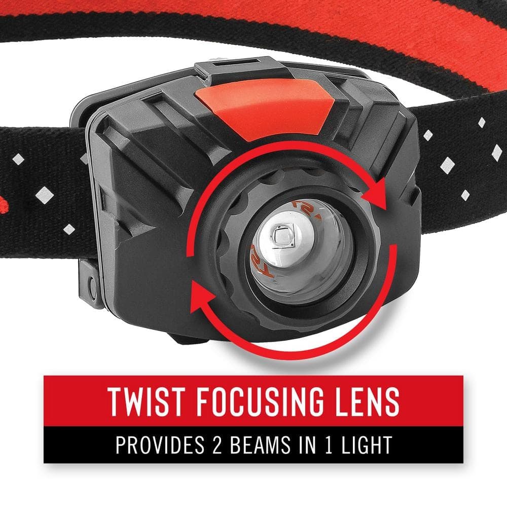 Coast FL75 435 Lumen Dual Color LED Headlamp with Twist Focus (3)