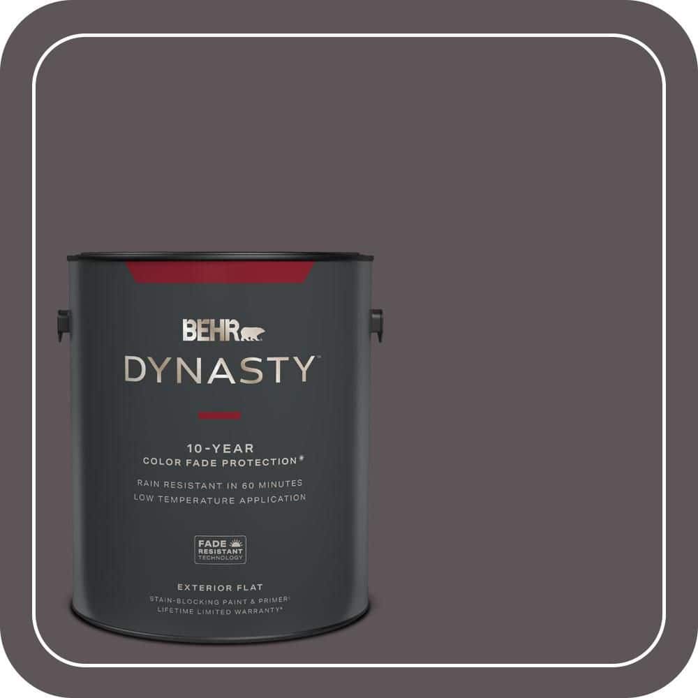 BEHR DYNASTY 1 gal. #N570-6 Virtuoso Flat Exterior Stain-Blocking Paint & Primer