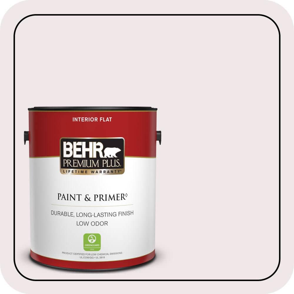 BEHR PREMIUM PLUS 1 gal. #W-B-620 Frosty Morning Flat Low Odor Interior Paint & Primer