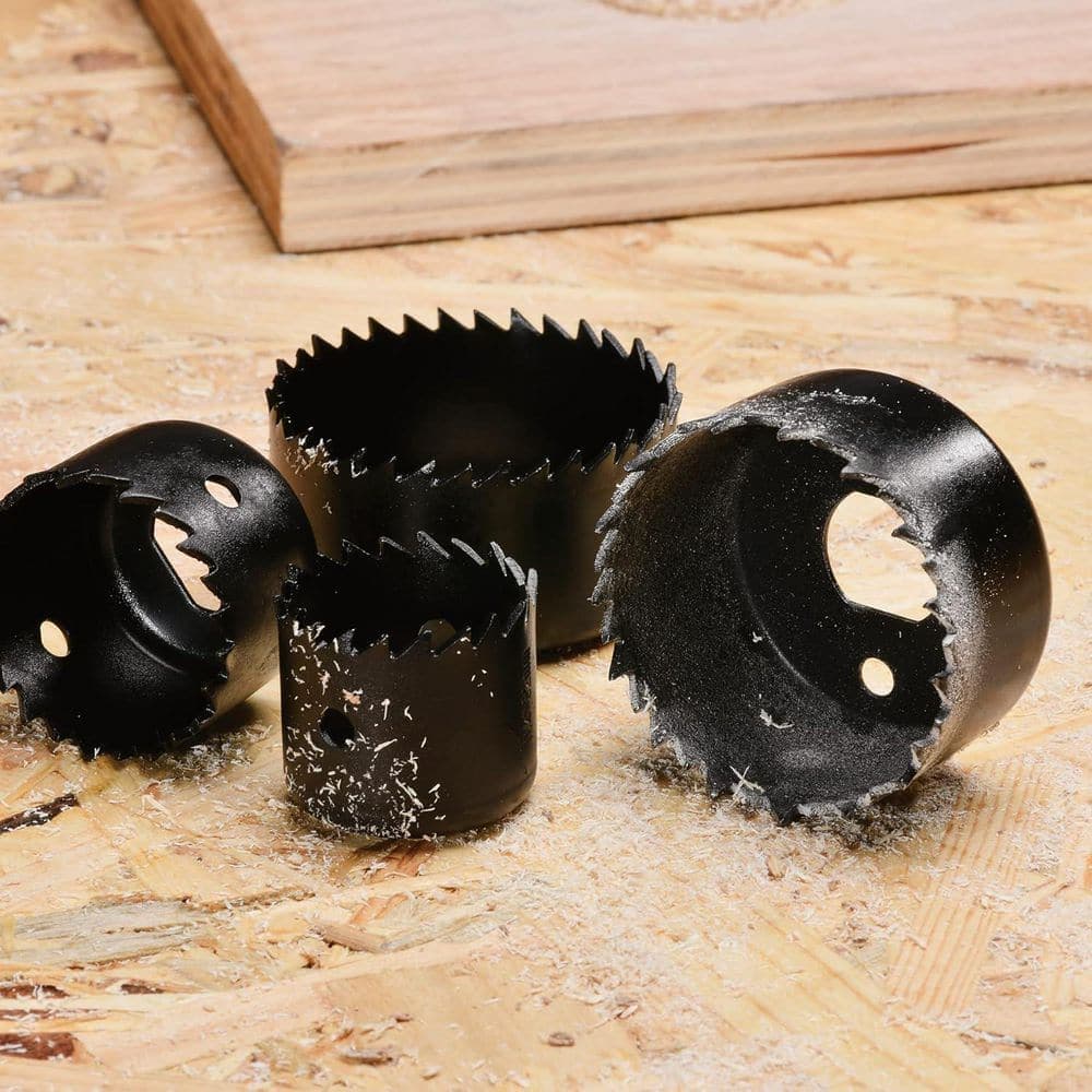 Unbranded 20PCS Hole Saw Kit with 3/4-6 Blades for Soft Wood Plywood Drywall PVC Includes Mandrels Drill Bits Hex Key (2)