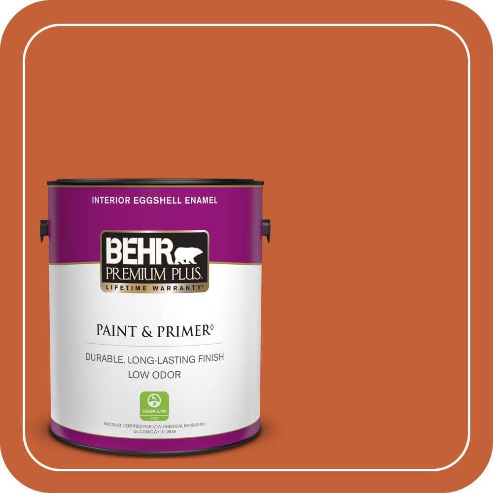 BEHR PREMIUM PLUS 1 gal. #T18-02 Civara Eggshell Enamel Low Odor Interior Paint & Primer